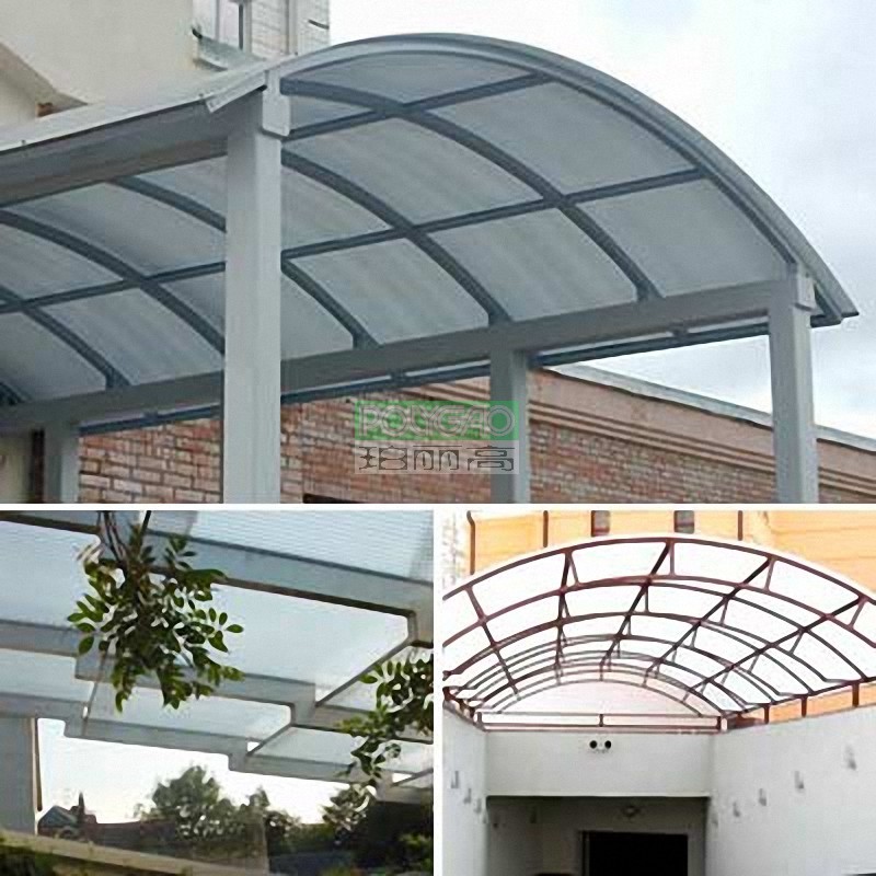 four wall polycarbonate sheet application